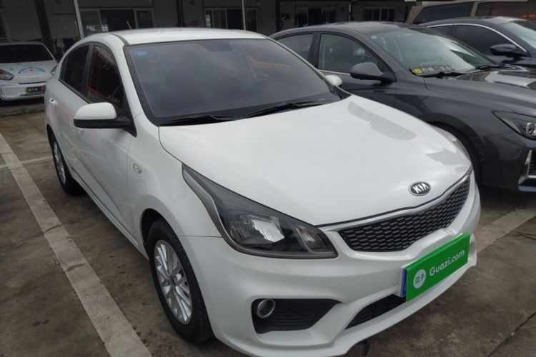 Used Kia K2 2017 Sedan 1.4L Automatic GLS Front Right 45 Deg