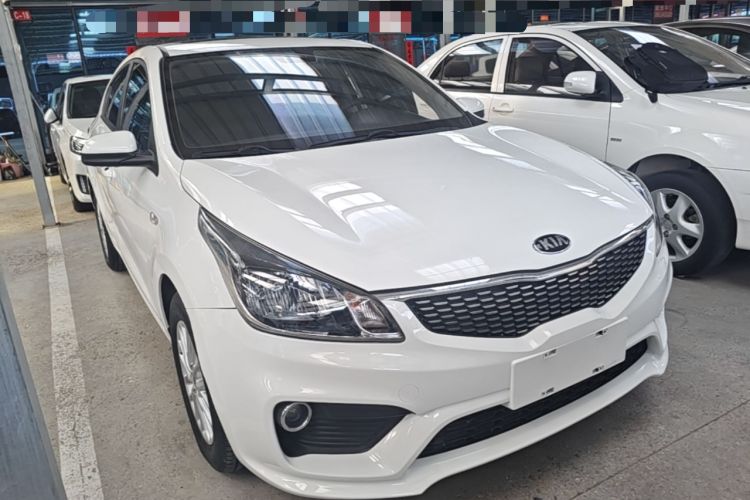 Used Kia K2 2017 Sedan 1.4L Automatic Transmission 15th Anniversary Special Edition GLS Front Right 45 Deg