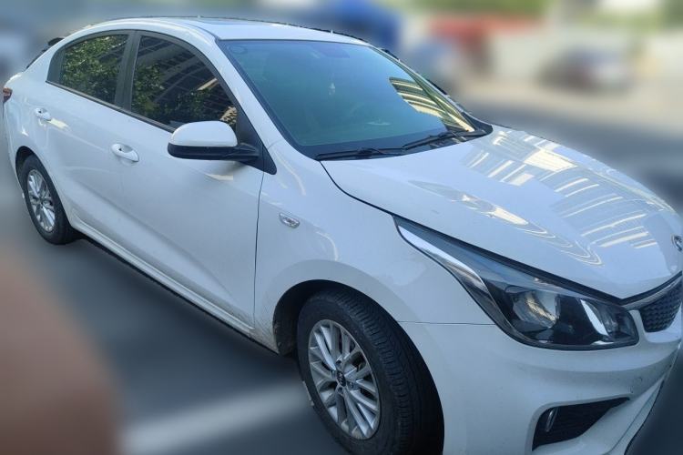 Used Kia K2 2017 Sedan 1.4L Automatic Transmission 15th Anniversary Special Edition GLS Front Right 45 Deg