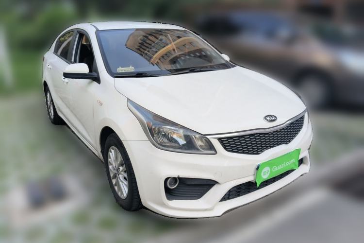 Used Kia K2 2017 Sedan 1.4L Automatic GLS Front Right 45 Deg