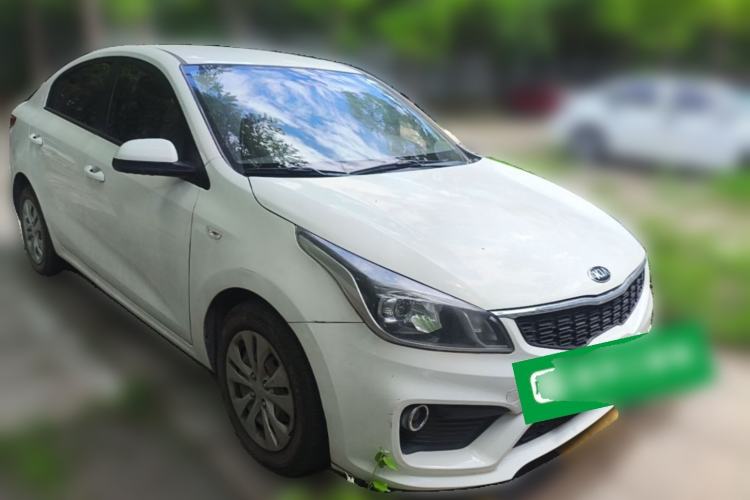Used Kia K2 2017 Sedan 1.4L Automatic GLS Front Right 45 Deg
