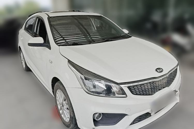 Used Kia K2 2017 Sedan 1.4L Automatic Transmission 15th Anniversary Special Edition GLS Front Right 45 Deg