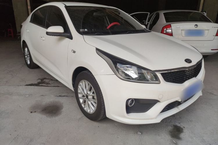 Used Kia K2 2017 Sedan 1.4L Manual Transmission GLS Front Right 45 Deg
