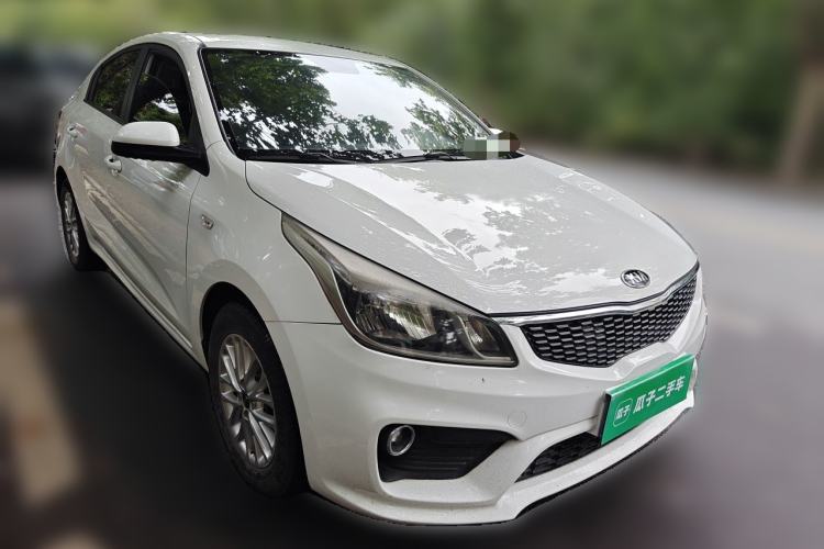 Used Kia K2 2017 Sedan 1.4L Automatic GLS Front Right 45 Deg
