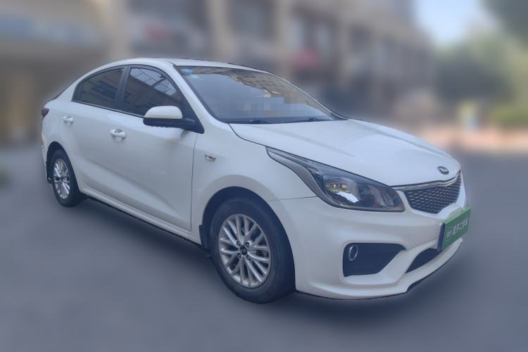 Used Kia K2 2017 Sedan 1.4L Automatic GLS Front Right 45 Deg