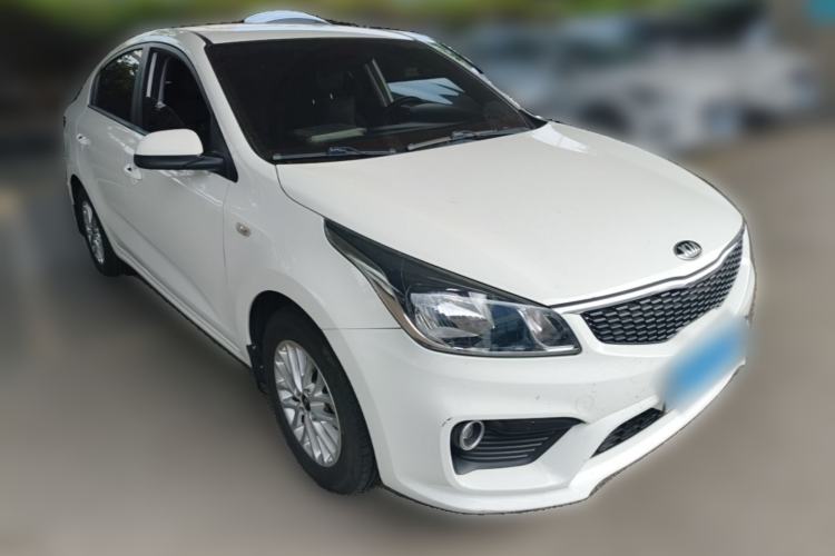 Used Kia K2 2017 Sedan 1.4L Automatic Transmission 15th Anniversary Special Edition GLS Front Right 45 Deg