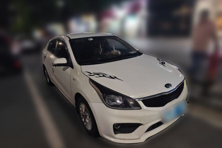 Used Kia K2 2017 Sedan 1.4L Manual Transmission GLS Front Right 45 Deg