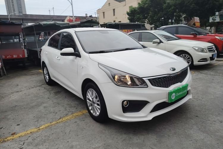 Used Kia K2 2017 Sedan 1.4L Automatic GLS Front Right 45 Deg