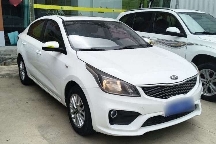 Used Kia K2 2017 Sedan 1.4L Automatic GLS Front Right 45 Deg