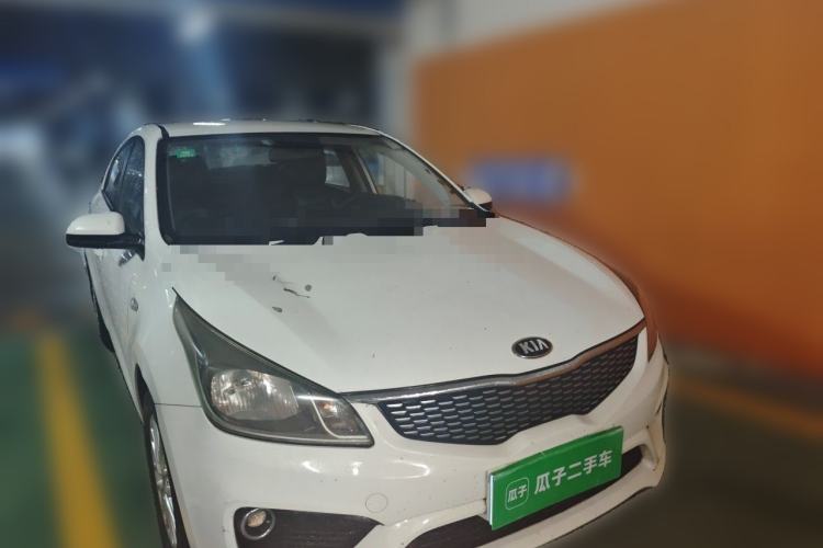 Used Kia K2 2017 Sedan 1.4L Automatic GLS Front Right 45 Deg