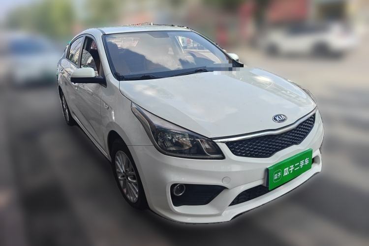 Used Kia K2 2017 Sedan 1.4L Manual Transmission GLS Front Right 45 Deg