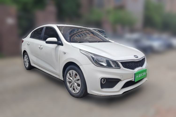 Used Kia K2 2017 Sedan 1.4L Automatic GLS Front Right 45 Deg