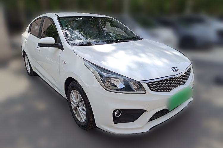 Used Kia K2 2017 Sedan 1.4L Automatic GLS Front Right 45 Deg