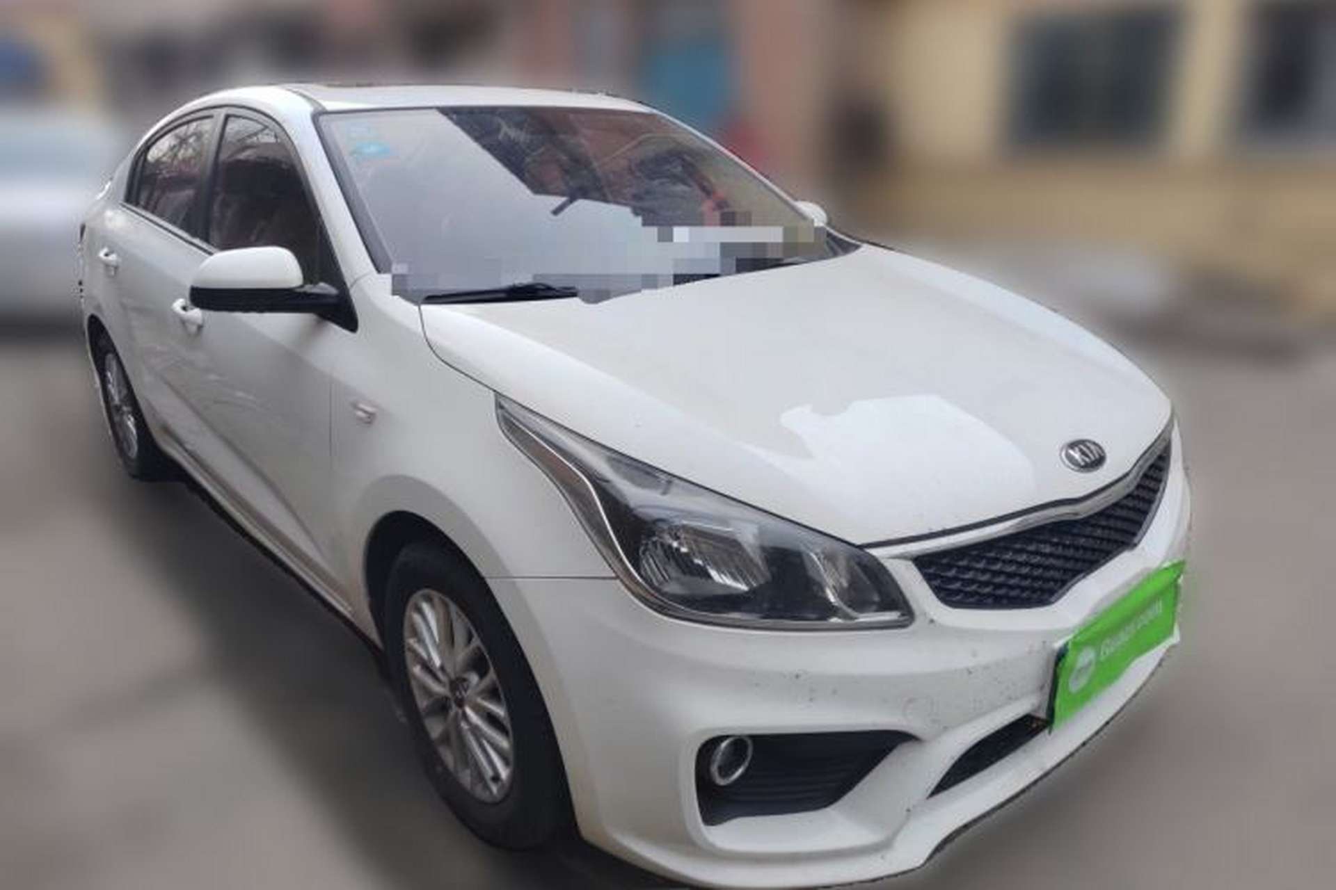 Used Kia K2 2017 Sedan 1.4L Manual Transmission 15th Anniversary Special Edition GLS Front Right 45 Deg