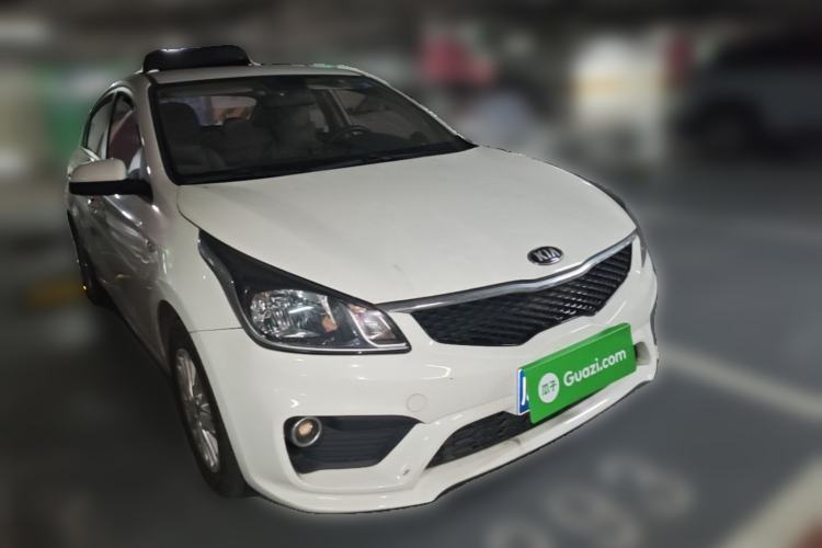 Used Kia K2 2017 Sedan 1.4L Manual Transmission GLS Front Right 45 Deg