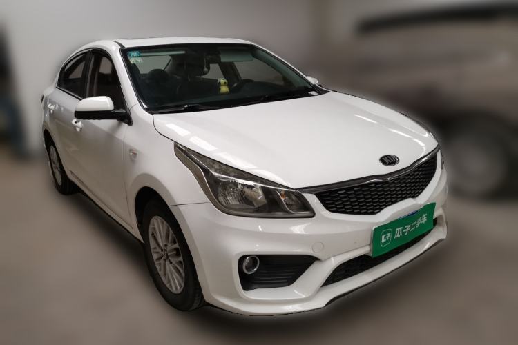 Used Kia K2 2017 Sedan 1.4L Automatic GLS Front Right 45 Deg