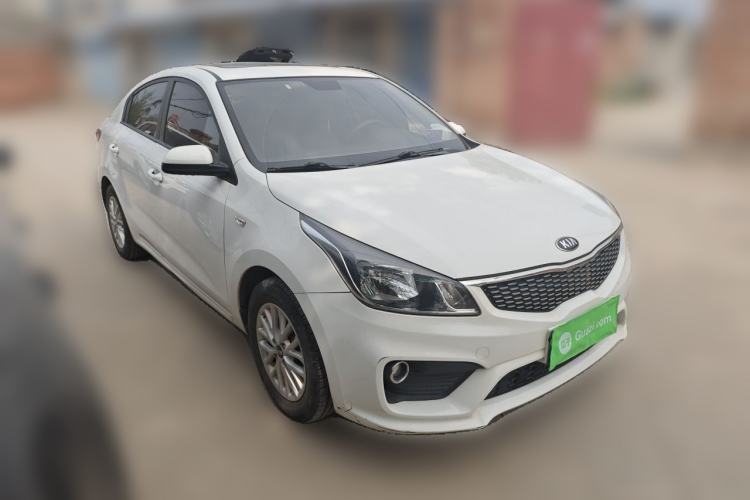 Used Kia K2 2017 Sedan 1.4L Automatic Transmission 15th Anniversary Special Edition GLS Front Right 45 Deg
