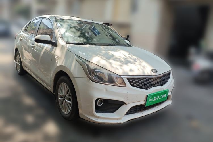 Used Kia K2 2017 Sedan 1.4L Automatic GLS Front Right 45 Deg