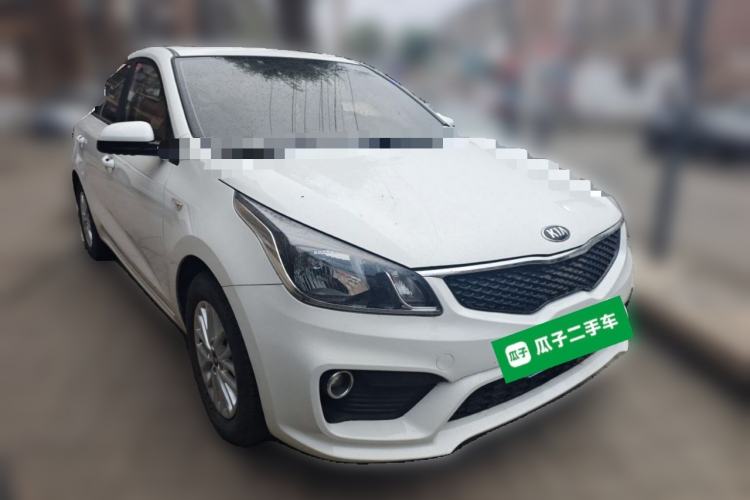 Used Kia K2 2017 Sedan 1.4L Manual Transmission 15th Anniversary Special Edition GLS Front Right 45 Deg