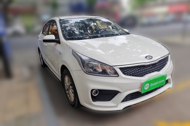 Used Kia K2 2017 Sedan 1.4L Manual Transmission GLS Front Right 45 Deg