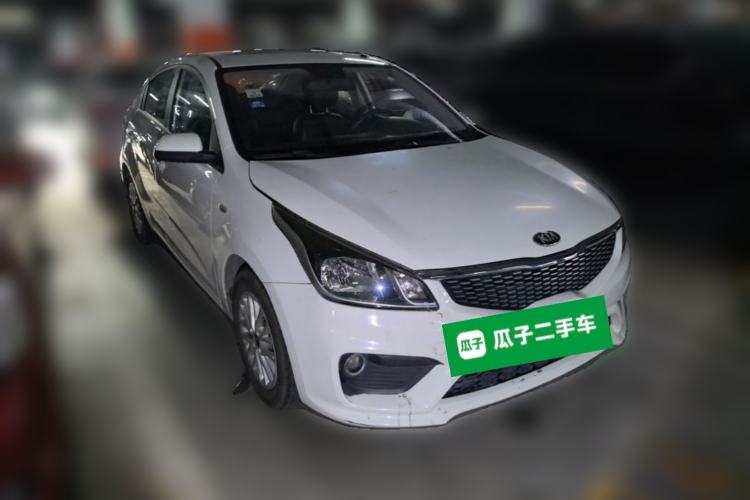 Used Kia K2 2017 Sedan 1.4L Automatic Transmission 15th Anniversary Special Edition GLS Front Right 45 Deg