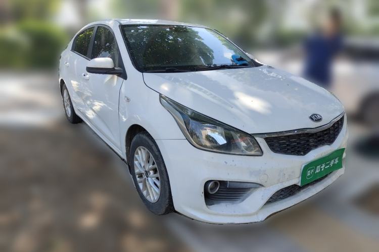 Used Kia K2 2017 Sedan 1.4L Manual Transmission GLS Front Right 45 Deg