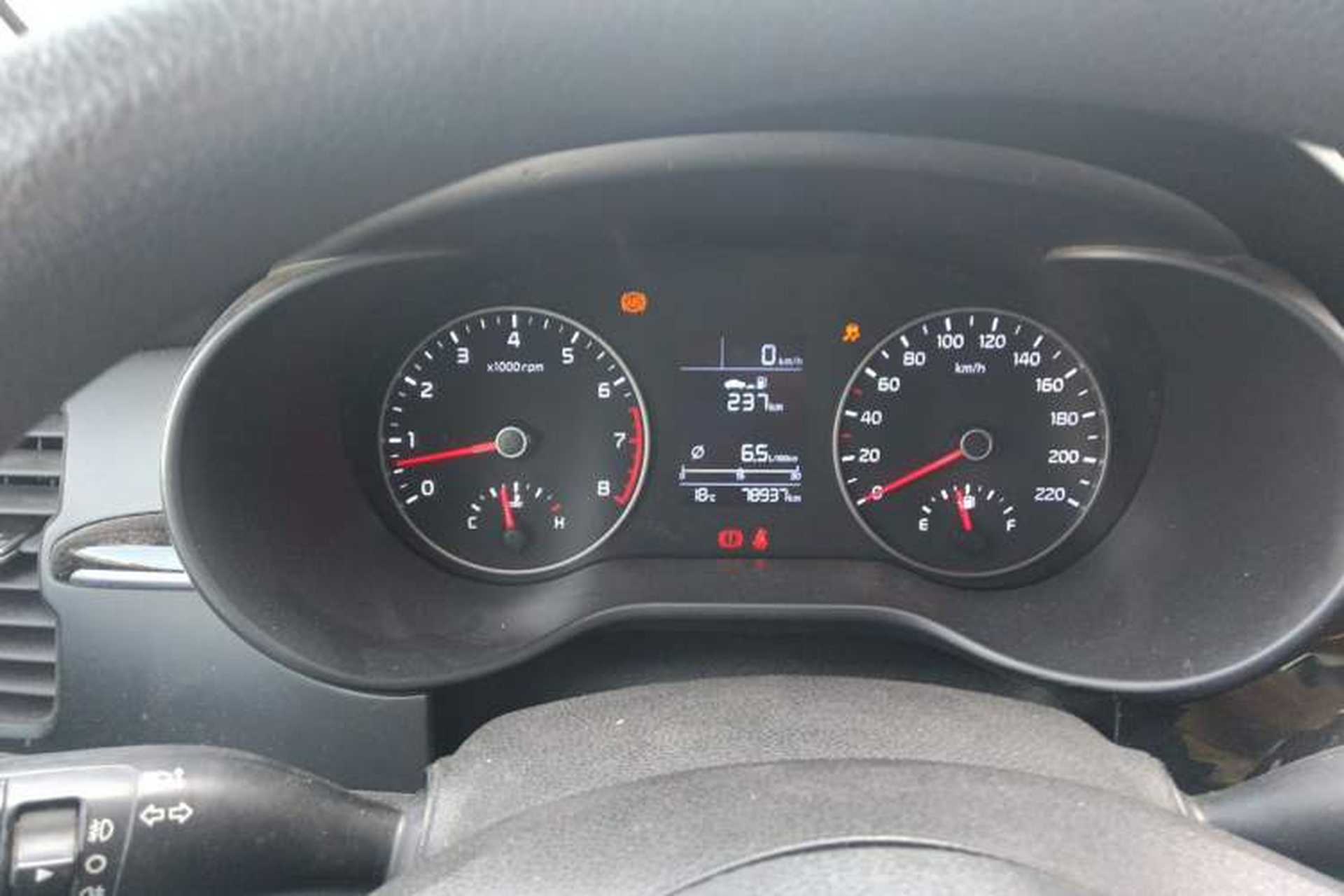 Used Kia K2 2017 Sedan 1.4L Manual Transmission 15th Anniversary Special Edition GLS Instrument Cluster