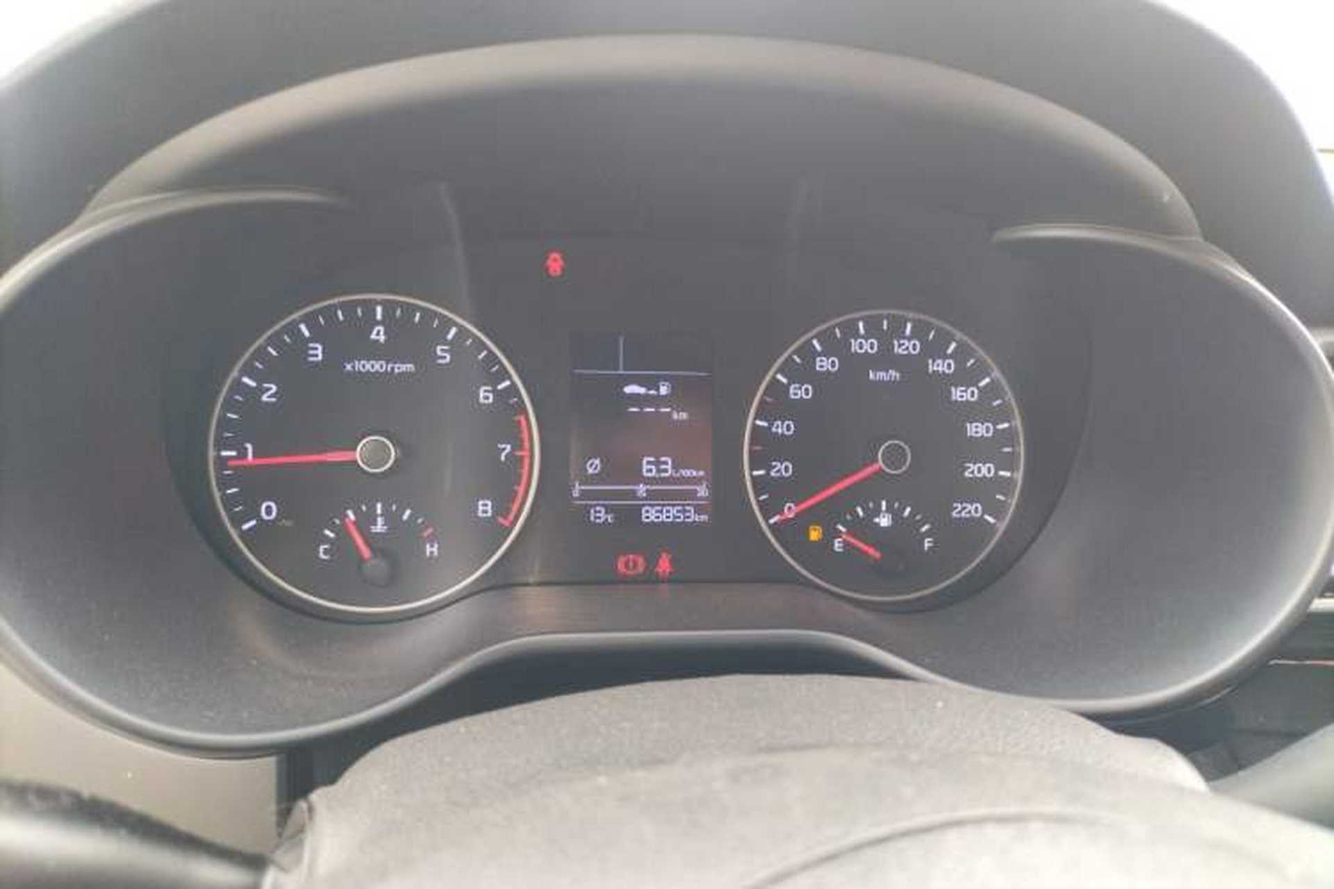 Used Kia K2 2017 Sedan 1.4L Manual Transmission 15th Anniversary Special Edition GLS Instrument Cluster