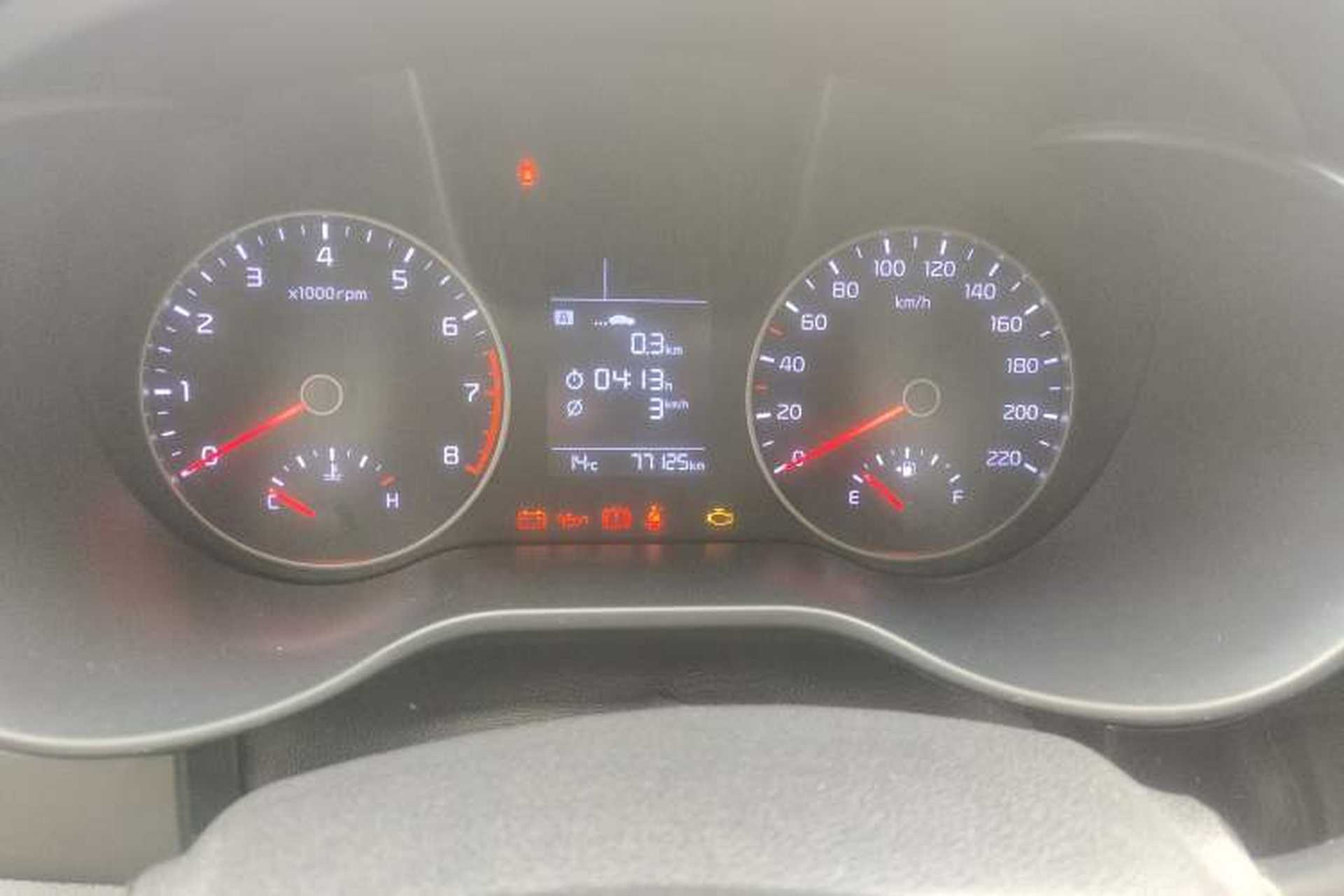 Used Kia K2 2017 Sedan 1.4L Manual Transmission 15th Anniversary Special Edition GLS Instrument Cluster