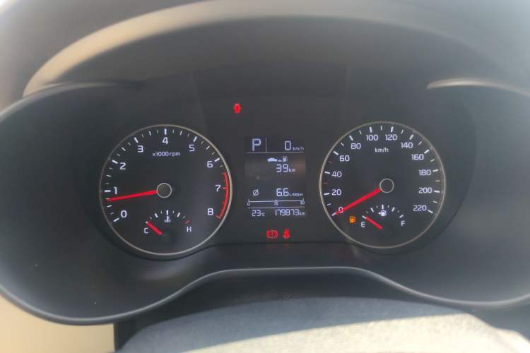 Used Kia K2 2017 Sedan 1.4L Automatic Transmission 15th Anniversary Special Edition GLS Instrument Cluster