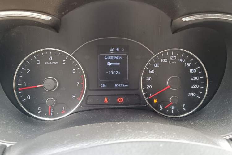 Used Kia K2 2017 Sedan 1.4L Manual Transmission GLS Instrument Cluster