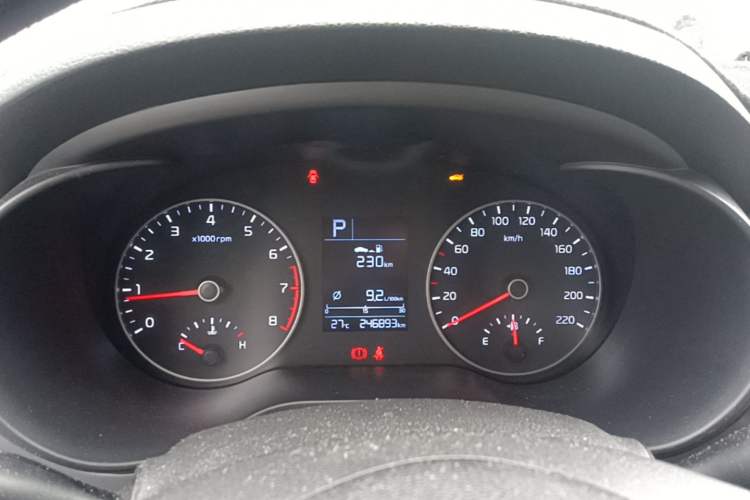Used Kia K2 2017 Sedan 1.4L Automatic GLS Instrument Cluster