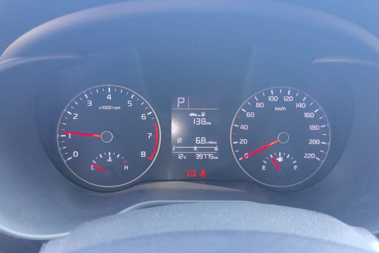 Used Kia K2 2017 Sedan 1.4L Automatic GLS Instrument Cluster