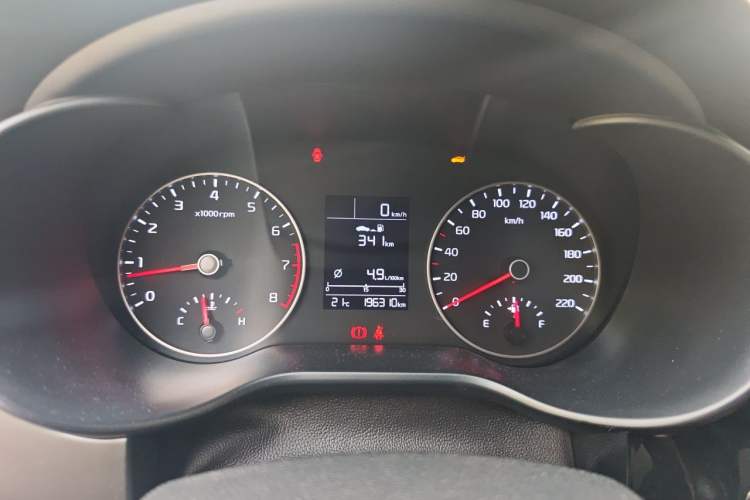 Used Kia K2 2017 Sedan 1.4L Manual Transmission GLS Instrument Cluster