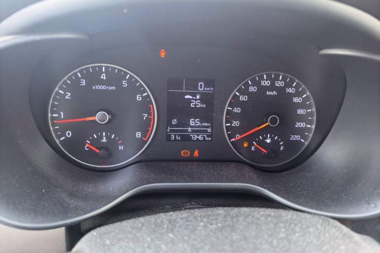 Used Kia K2 2017 Sedan 1.4L Manual Transmission GLS Instrument Cluster