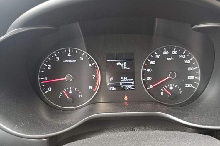 Used Kia K2 2017 Sedan 1.4L Manual Transmission GLS Instrument Cluster