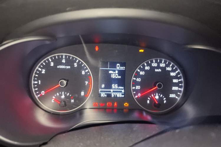 Used Kia K2 2017 Sedan 1.4L Manual Transmission GLS Instrument Cluster