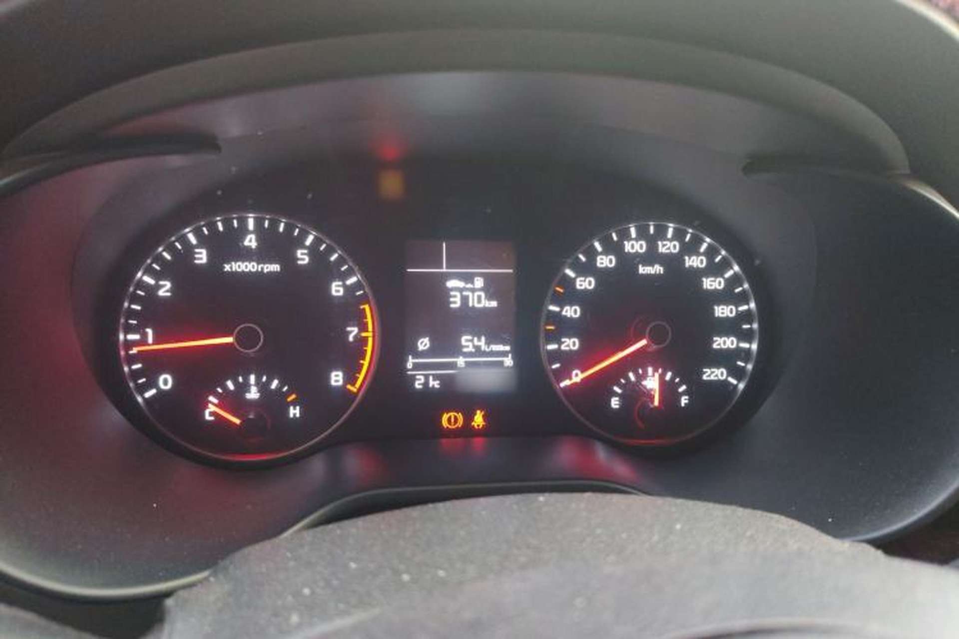 Used Kia K2 2017 Sedan 1.4L Manual Transmission GLS Instrument Cluster