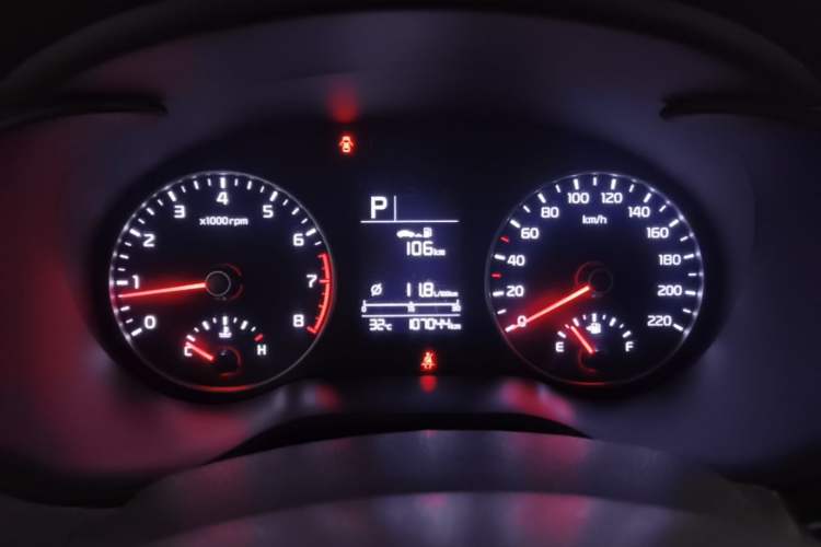 Used Kia K2 2017 Sedan 1.4L Automatic GLS Instrument Cluster