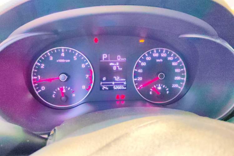 Used Kia K2 2017 Sedan 1.4L Automatic Transmission 15th Anniversary Special Edition GLS Instrument Cluster