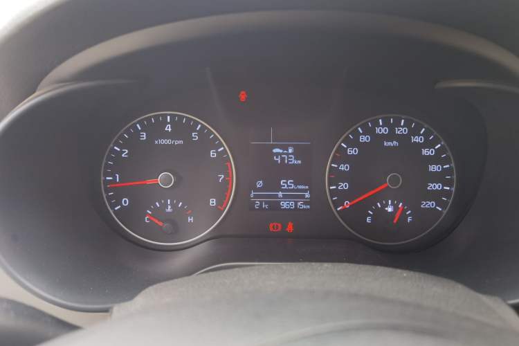 Used Kia K2 2017 Sedan 1.4L Manual Transmission GLS Instrument Cluster