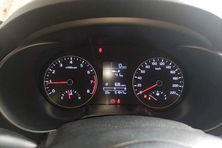 Used Kia K2 2017 Sedan 1.4L Manual Transmission GLS Instrument Cluster