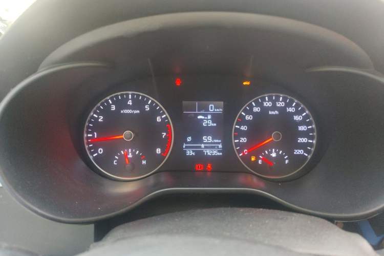 Used Kia K2 2017 Sedan 1.4L Manual Transmission 15th Anniversary Special Edition GLS Instrument Cluster
