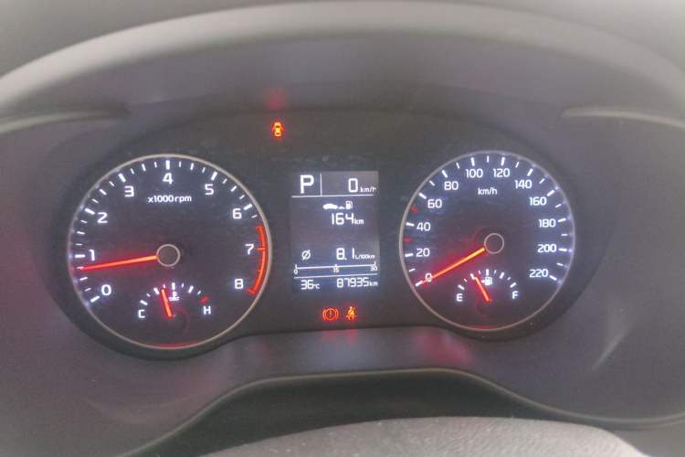 Used Kia K2 2017 Sedan 1.4L Automatic GLS Instrument Cluster