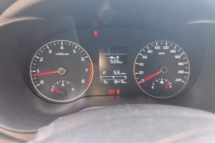 Used Kia K2 2017 Sedan 1.4L Manual Transmission 15th Anniversary Special Edition GLS Instrument Cluster
