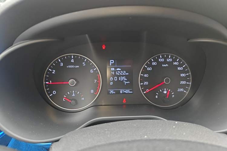Used Kia K2 2017 Sedan 1.4L Automatic GLS Instrument Cluster