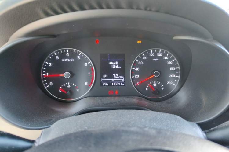 Used Kia K2 2017 Sedan 1.4L Manual Transmission GLS Instrument Cluster