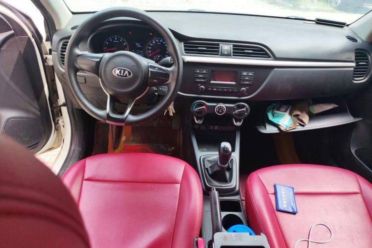 Used Kia K2 2017 Sedan 1.4L Manual Transmission GLS Interior 2