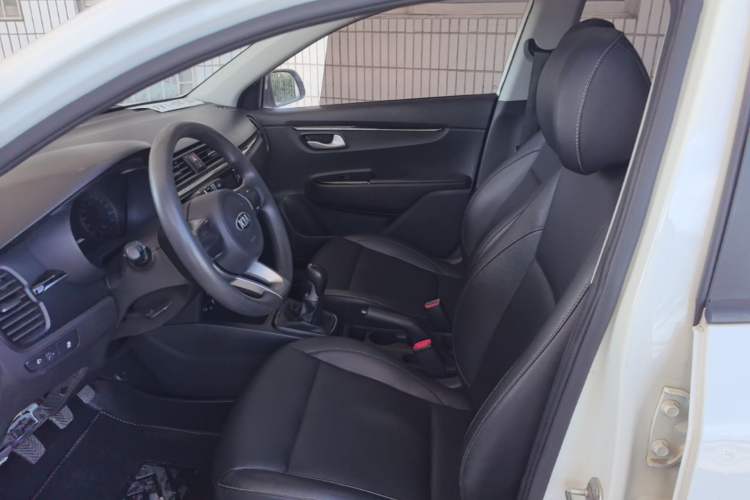 Used Kia K2 2017 Sedan 1.4L Manual Transmission 15th Anniversary Special Edition GLS Left Front Seat