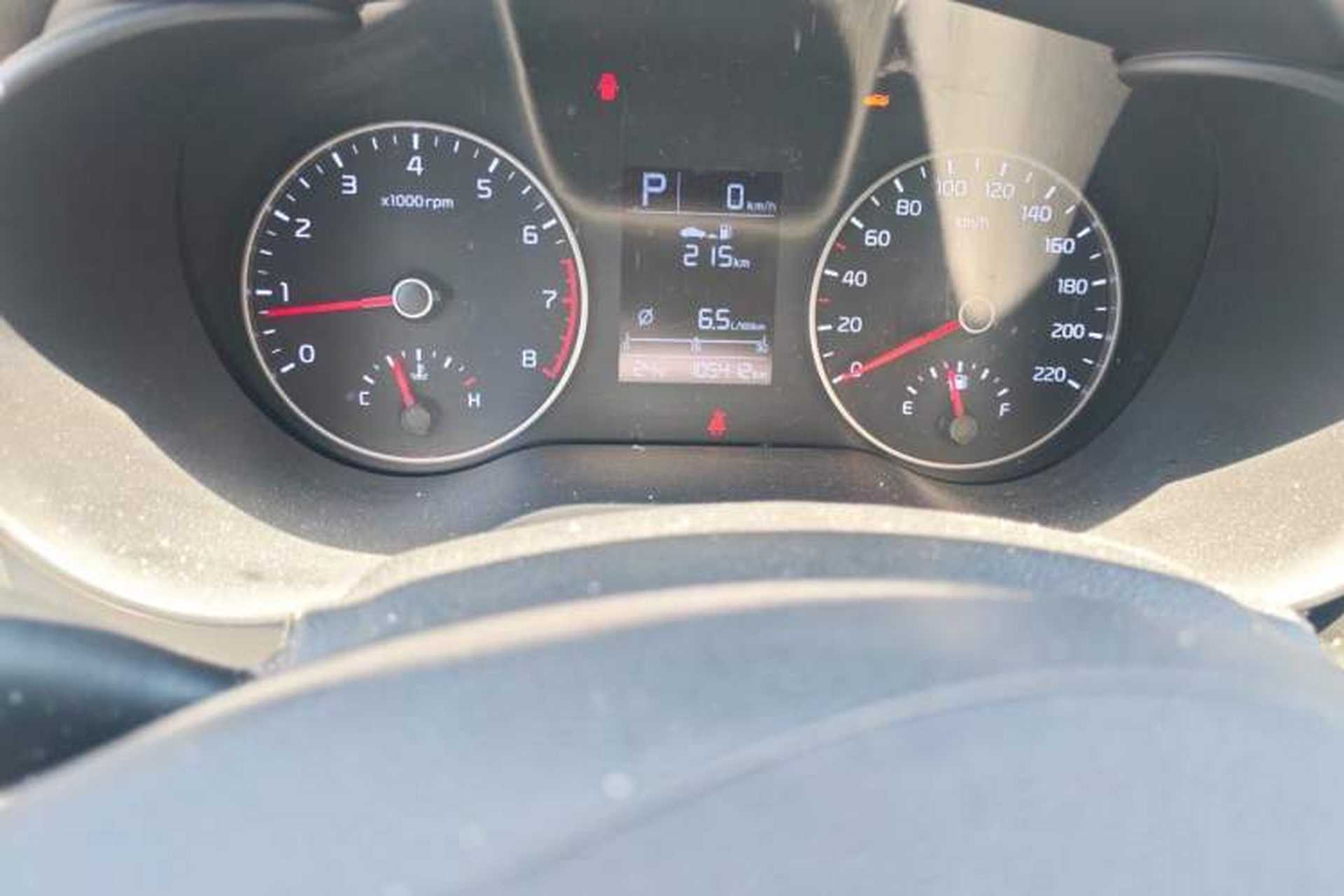Used Kia K2 2017 Sedan 1.4L Automatic Transmission 15th Anniversary Special Edition GLS Odometer Close Up